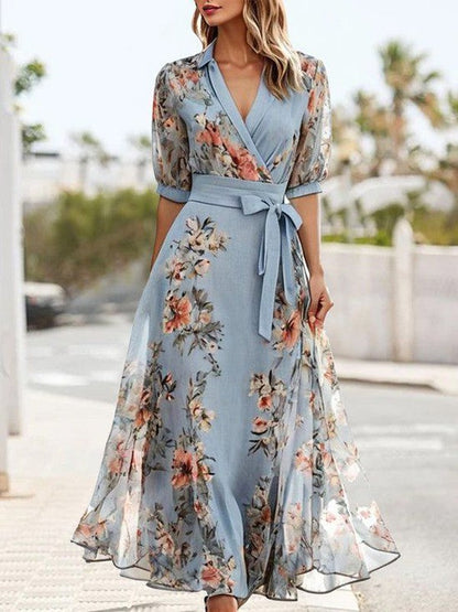 Isabella – Women V-Neck Maxi Dress - Image 2