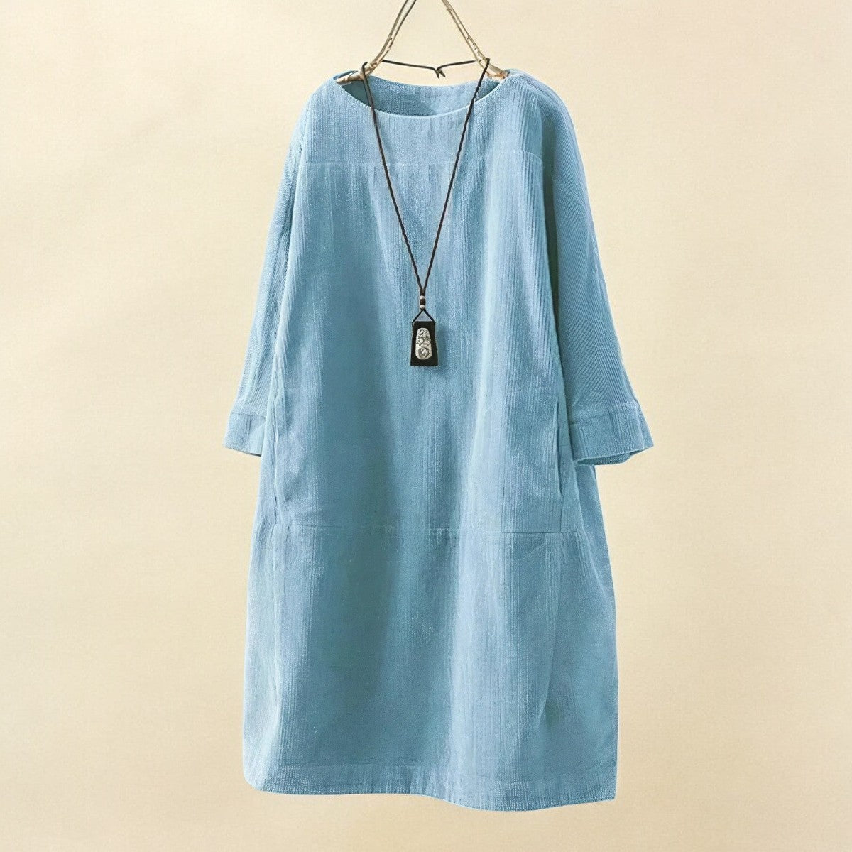Kirsten – Women Casual Corduroy Dress - Image 2