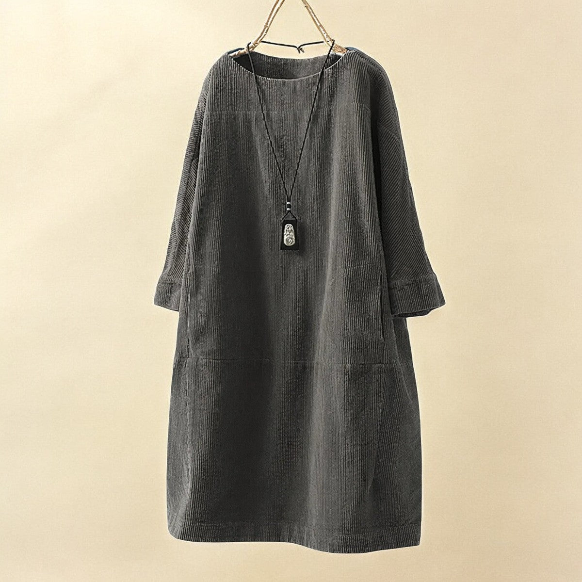 Kirsten – Women Casual Corduroy Dress - Image 13