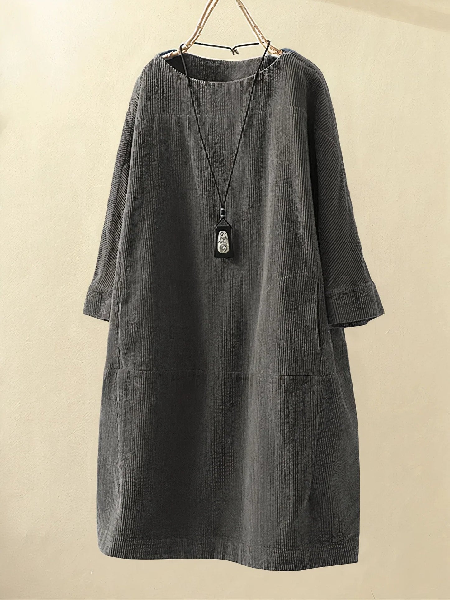 Kirsten – Women Casual Corduroy Dress - Image 15