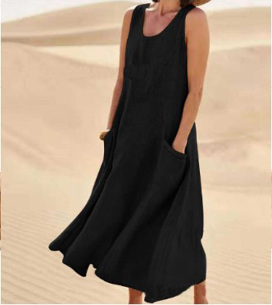 Lena – Cotton Dress with Pockets - Image 5