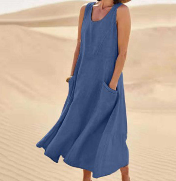 Lena – Cotton Dress with Pockets - Image 7