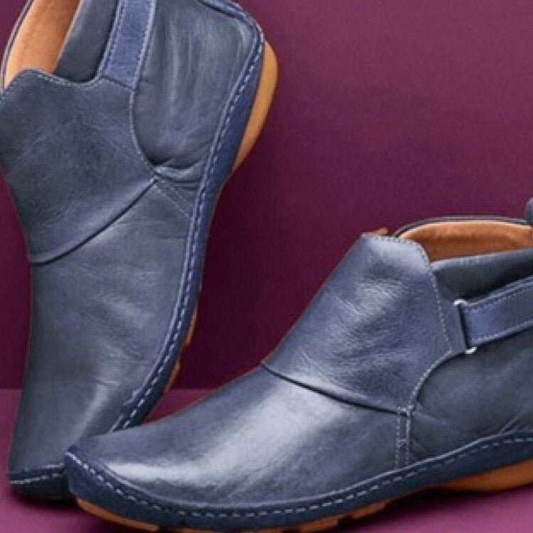 Rafał – Skórzane Buty Męskie Casual z Elastycznym Zapięciem