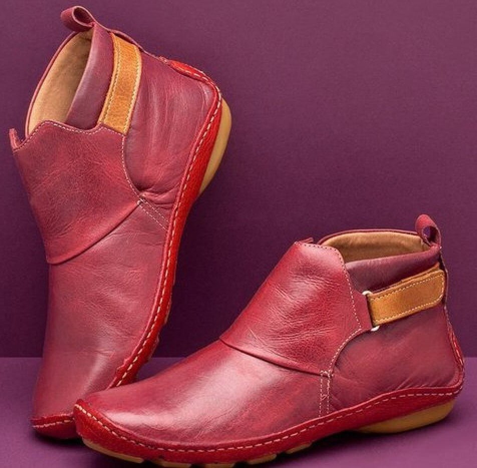 Rafał – Skórzane Buty Męskie Casual z Elastycznym Zapięciem