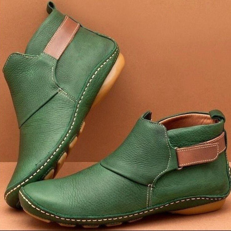 Rafał – Skórzane Buty Męskie Casual z Elastycznym Zapięciem