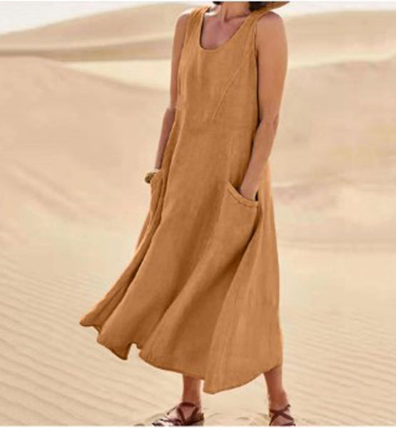 Lena – Cotton Dress with Pockets - Image 9