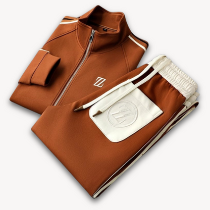 Adam – Sportowy Dres Męski z Lampasami