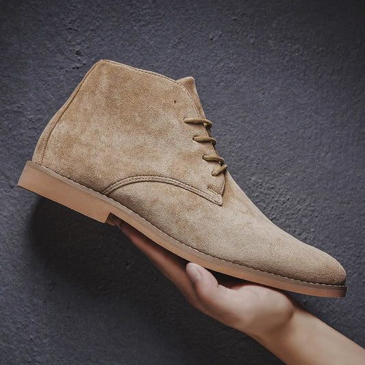 Paweł – Stylowe buty męskie z zamszu o klasycznym kroju