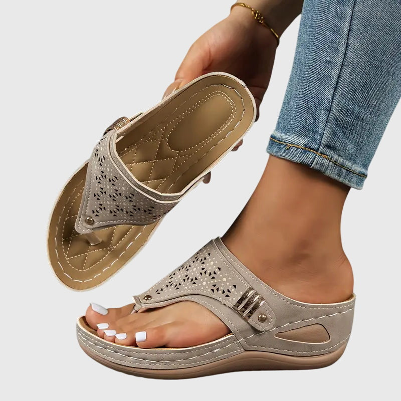 Carina – Women Slip On Flat Sandals - Image 5