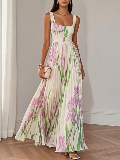 Lieselotte – Women Floral Print Maxi Dress - Image 8