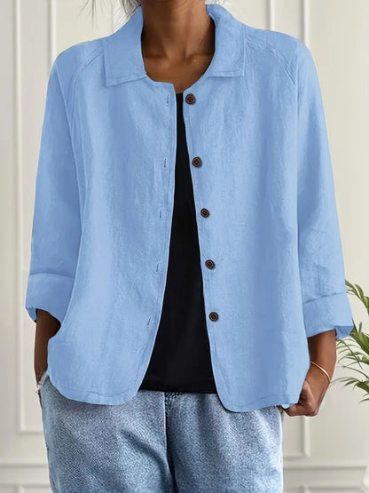 Clara – Women Jacket with Button Closure Jacket - Image 1