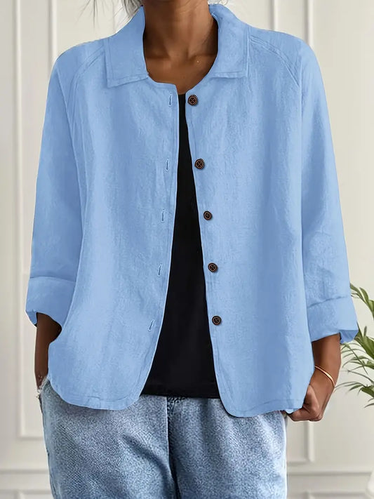 Clara – Women Jacket with Button Closure Jacket - Image 1