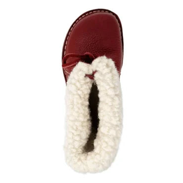 Julia – Skórzane Damskie Botki z Ociepleniem i Sznurowaniem