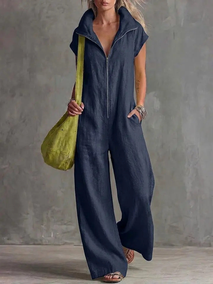 Daniela – Chic Loose Sleeveless Jumpsuit - Image 9