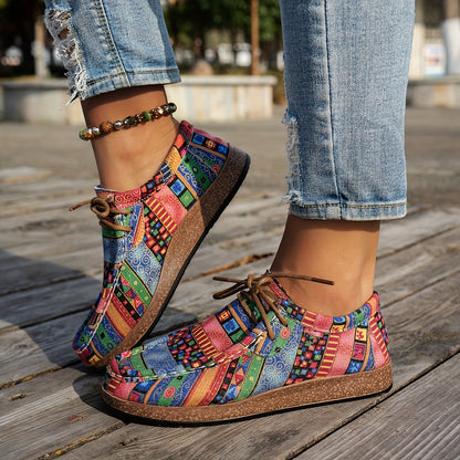Ava – Women Vibrant Patchwork Sneaker - Image 4