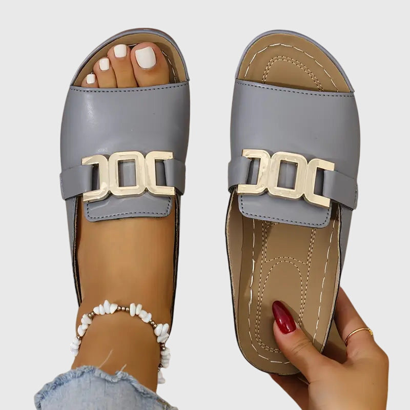 Lea – Chic Buckle Sandals for Women - Image 6