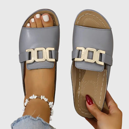Lea – Chic Buckle Sandals for Women - Image 6