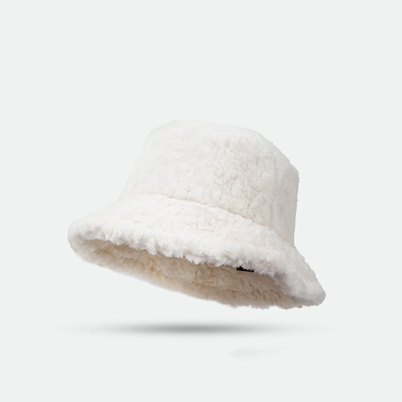 Mila – Damski zimowy bucket hat z miękkim futrzanym wykończeniem