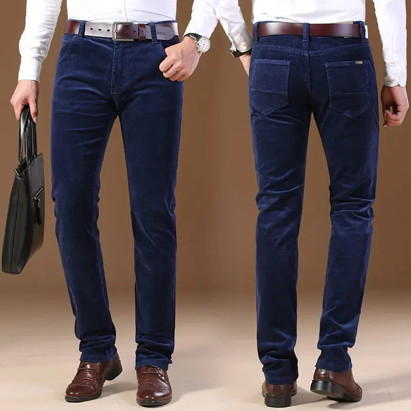 Paweł – Męskie Sztruksowe Spodnie Slim Fit
