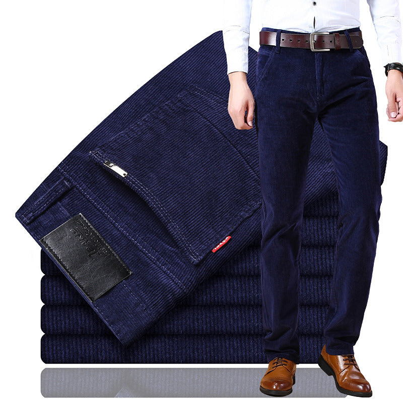 Paweł – Męskie Sztruksowe Spodnie Slim Fit
