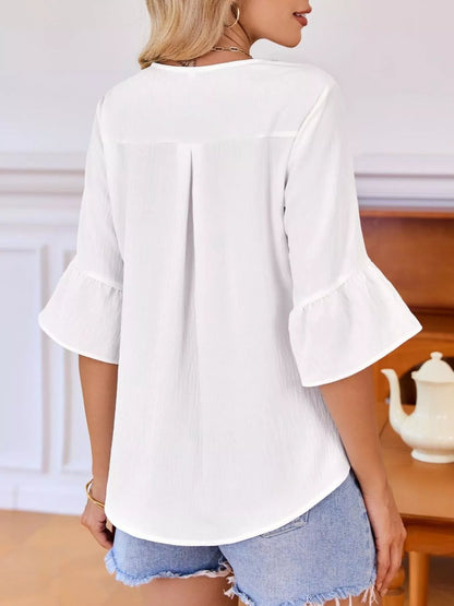 Annika – Ruffled Elegance Blouse - Image 7