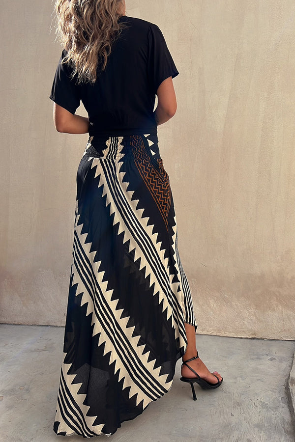 Stefanie – Women’s Elastic Waist Maxi Skirt - Image 15