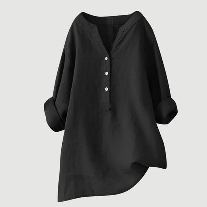 Ingrid – Women Button Tunic Blouse - Image 8