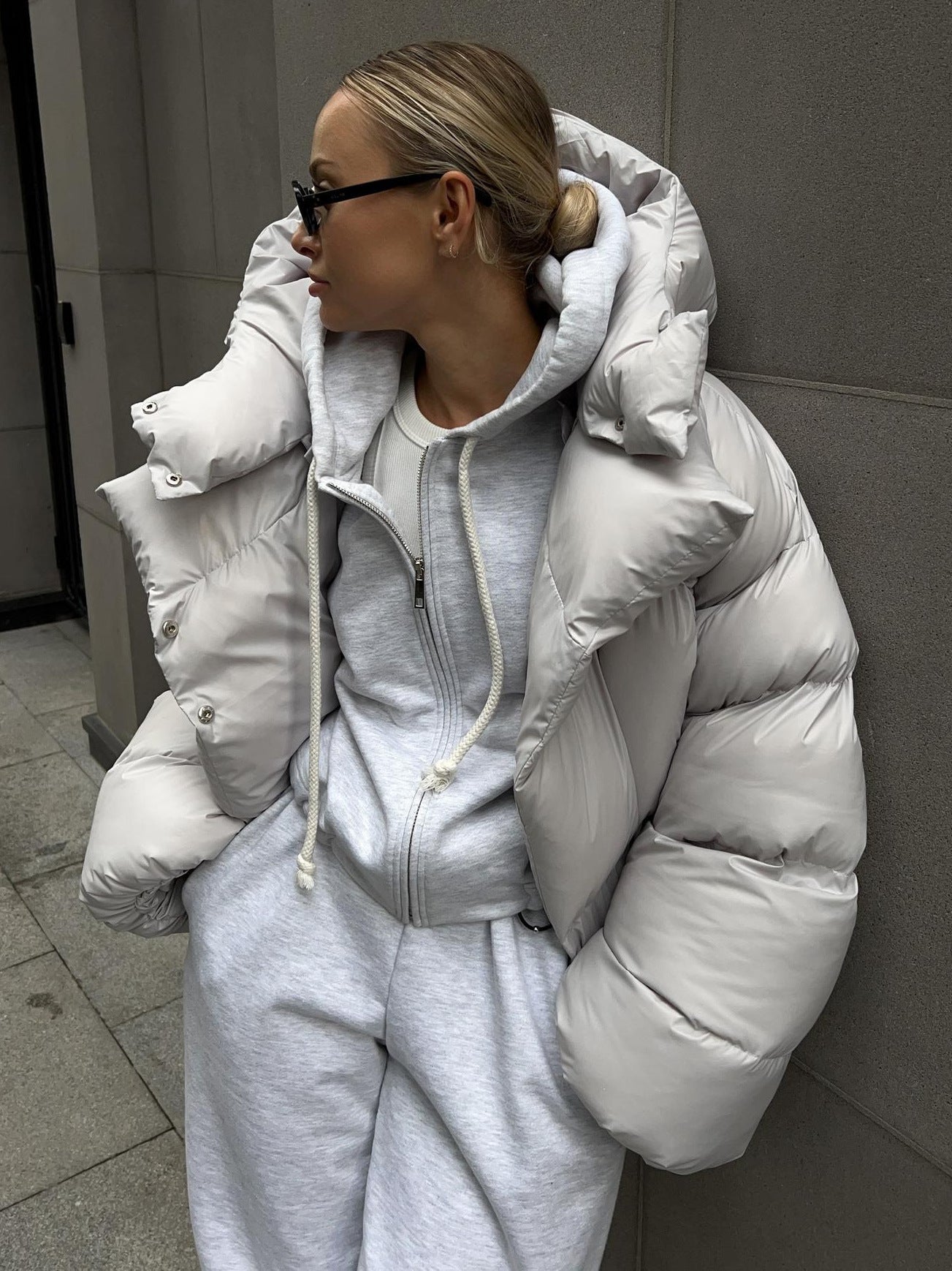 Mila – Damska puchowa kurtka zimowa oversize