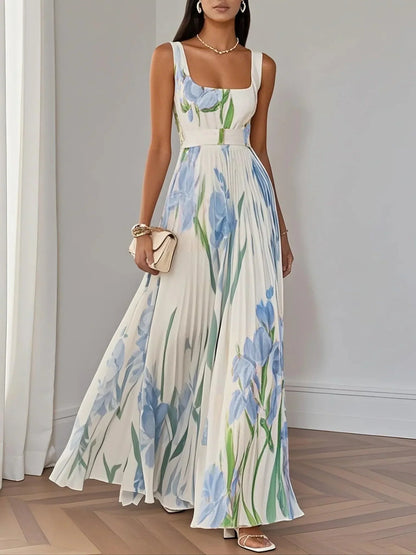 Lieselotte – Women Floral Print Maxi Dress - Image 2