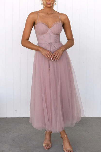Franziska – Elegant Flowing Wedding Guests Dress - Image 3