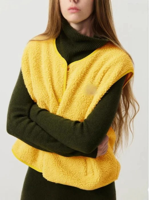 Maja – Dzianinowa kamizelka oversize damska