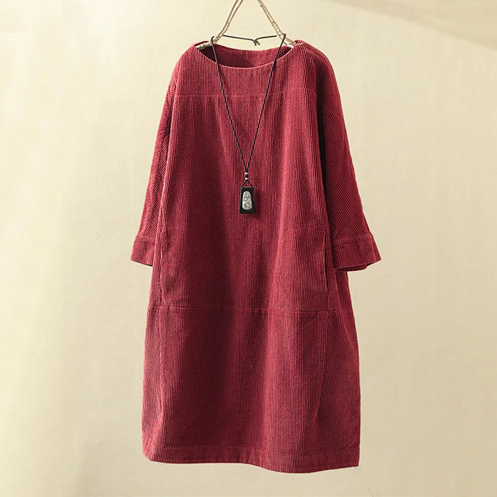 Ingrid – Effortless corduroy Dress for Women - Image 1