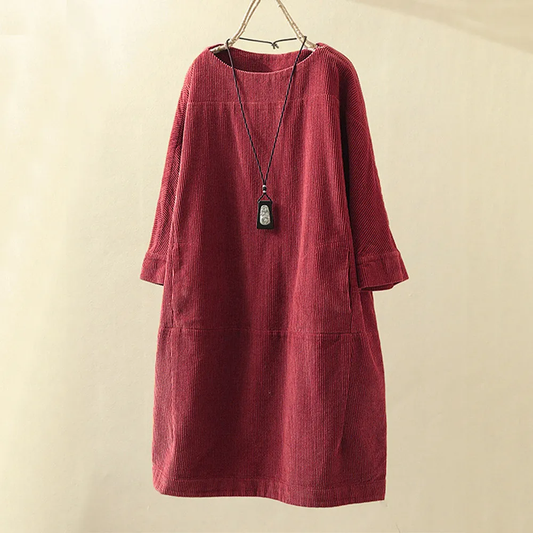 Ingrid – Effortless corduroy Dress for Women - Image 1