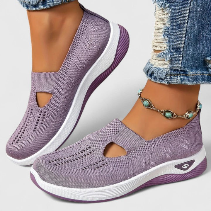 Emilia – Women Slip-On Mesh Walking Sneakers - Image 9