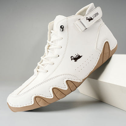 Decks | Ultra-comfortabele antislip blotevoetschoen van echt leer (Unisex) in de kleur Roze voor dames in stijl geschikt voor alle seizoenen.