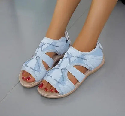 Mila – Women Casual Velcro straps Sandals - Image 13