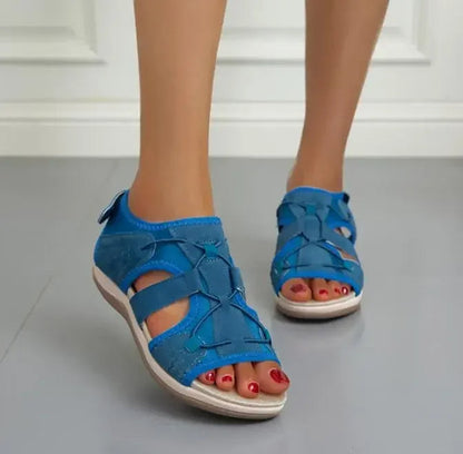 Mila – Women Casual Velcro straps Sandals - Image 22