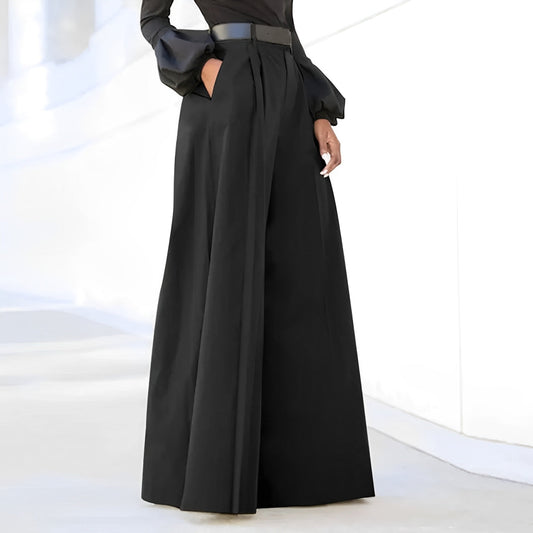 Nadine – High Waisted Wide-Leg Trousers for Women - Image 1