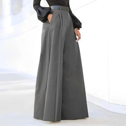 Nadine – High Waisted Wide-Leg Trousers for Women - Image 2