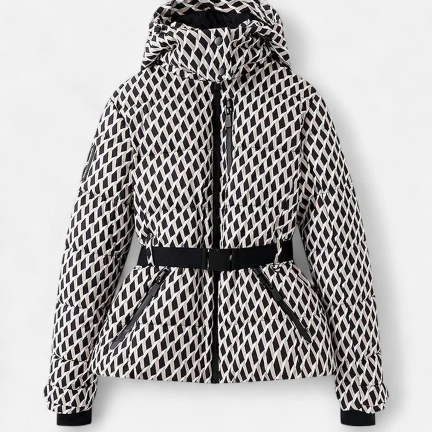 Valeria – Ocieplana kurtka damska z kapturem o dopasowanym, sportowo-miejskim kroju