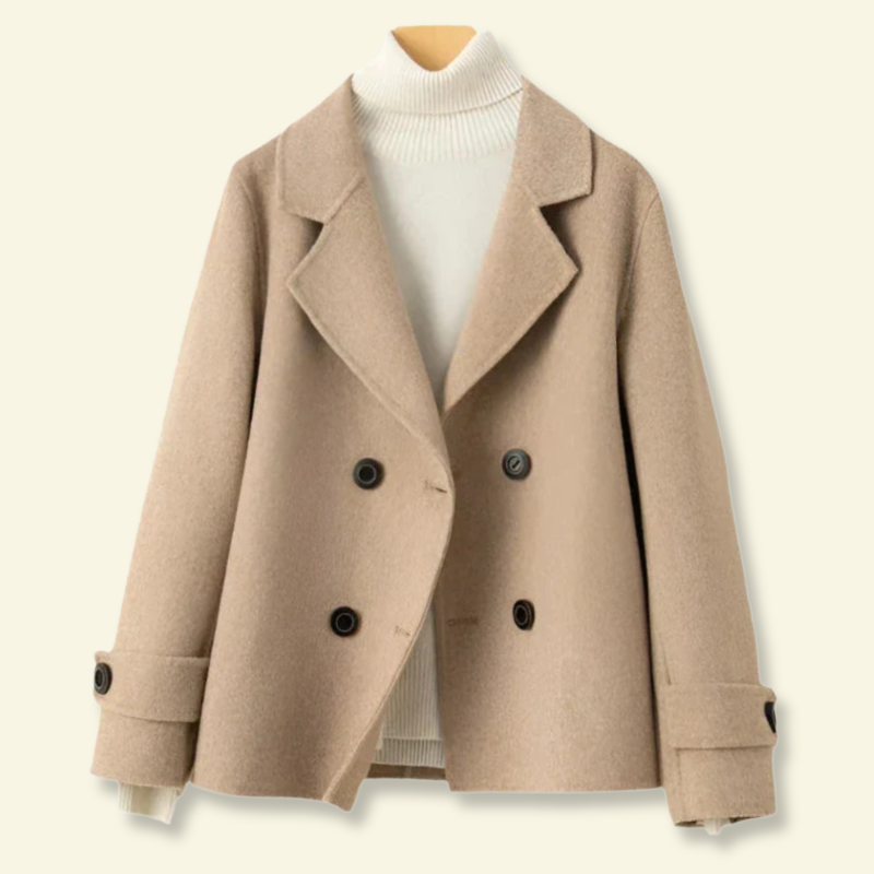Dwurzędowa damska kurtka o luźnym kroju - J&B; - 8 - Livia-Moda