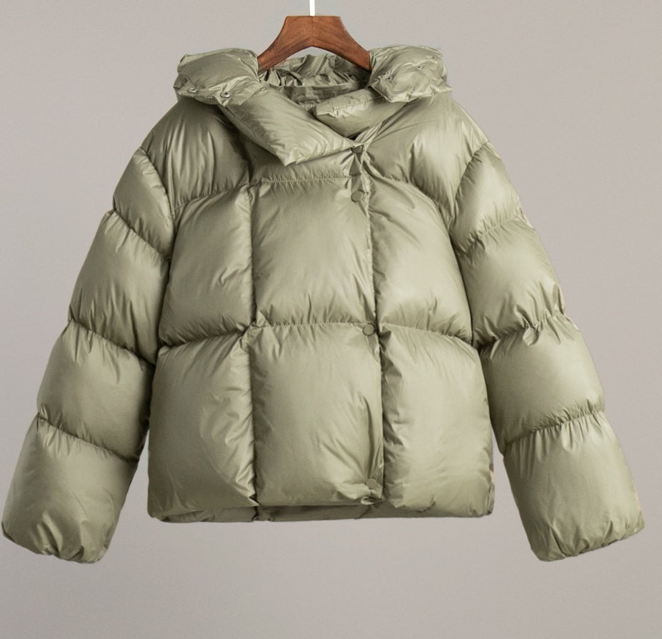 Mila – Damska puchowa kurtka zimowa oversize