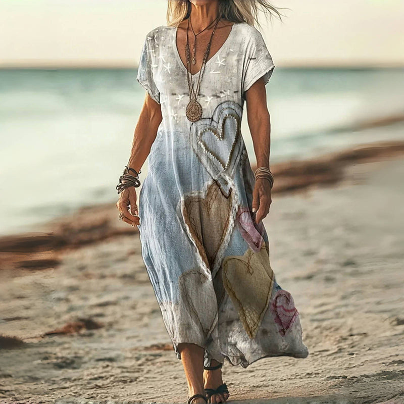 Cornelia – Floral Beach Dress - Image 2