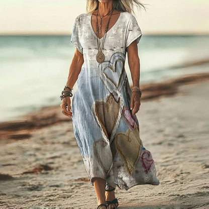 Cornelia – Floral Beach Dress - Image 2