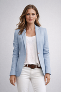 Damska marynarka o kroju Tailored-Fit z opadającym klapem - J&B; - 1 - Livia-Moda