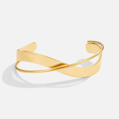 Alexis – Elegant Twisted Cuff Bracelet - Image 2