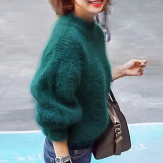 Elena – Sweter damski z miękkiej włóczki