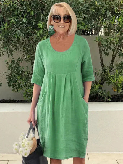 Sandra – Women Loose with Pockets Dress - Image 5