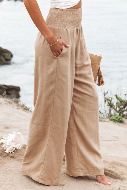 Daniela – Women Pocketed Smocked Pants - Image 4