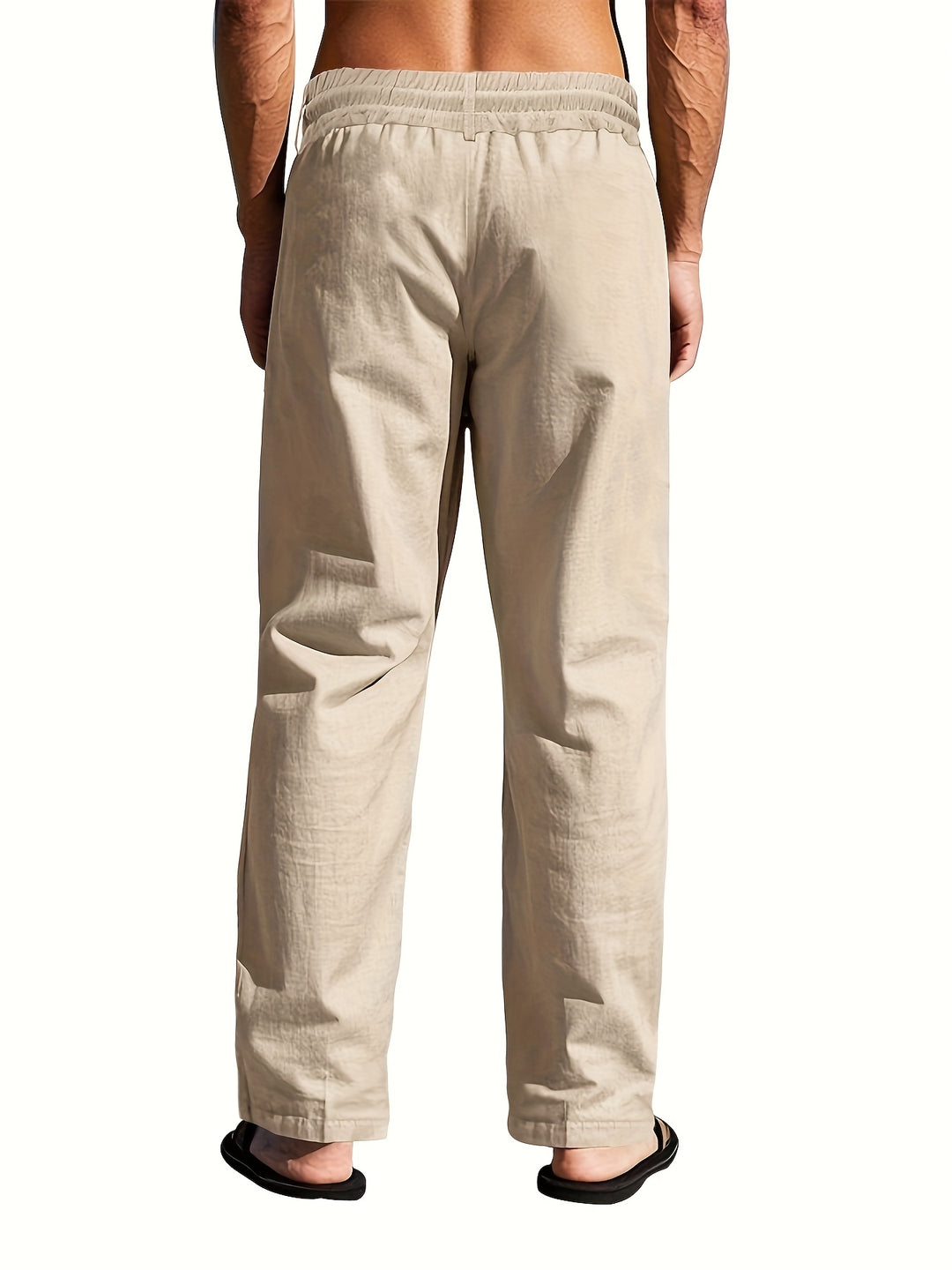 Liam – Casual Lightweight Linen Trousers - Image 6